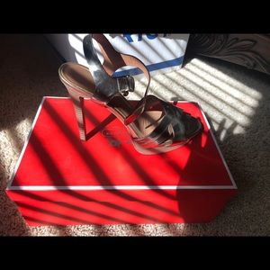 Coach platform heels